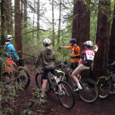 mountain biking rain