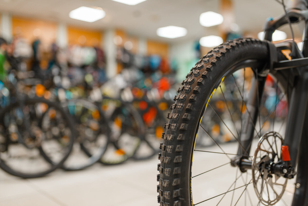 mountain bike wheels and bike tires